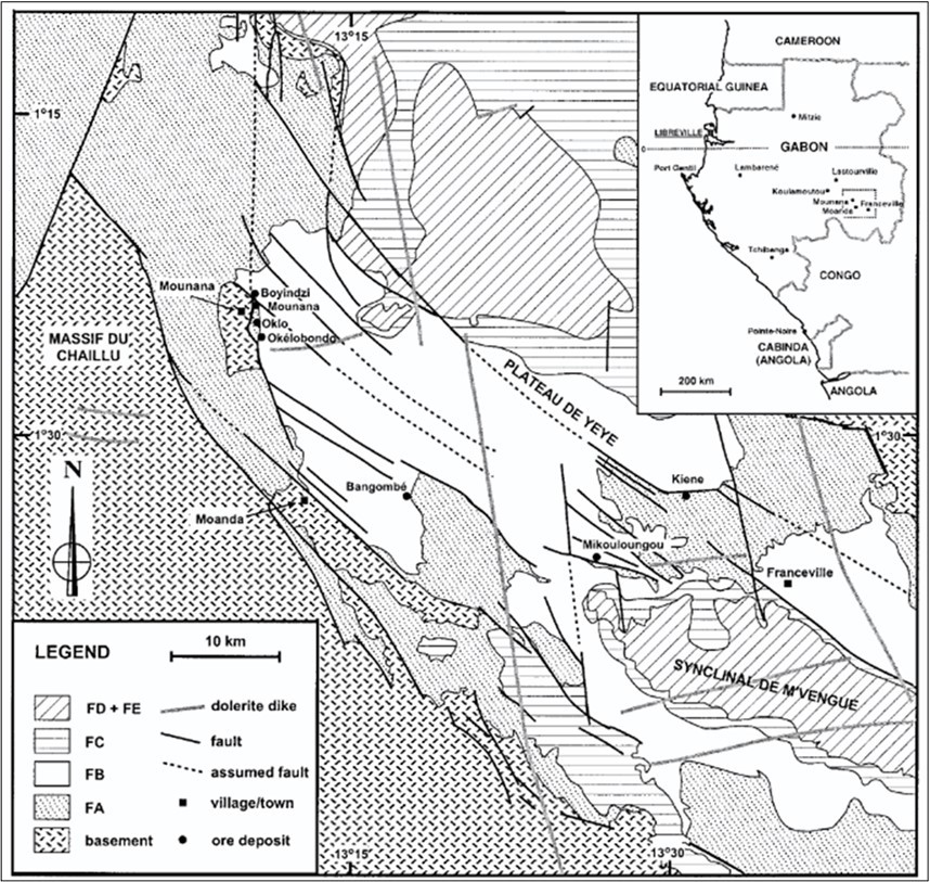 The Gabon Region of Africa from Johnson and Ewing